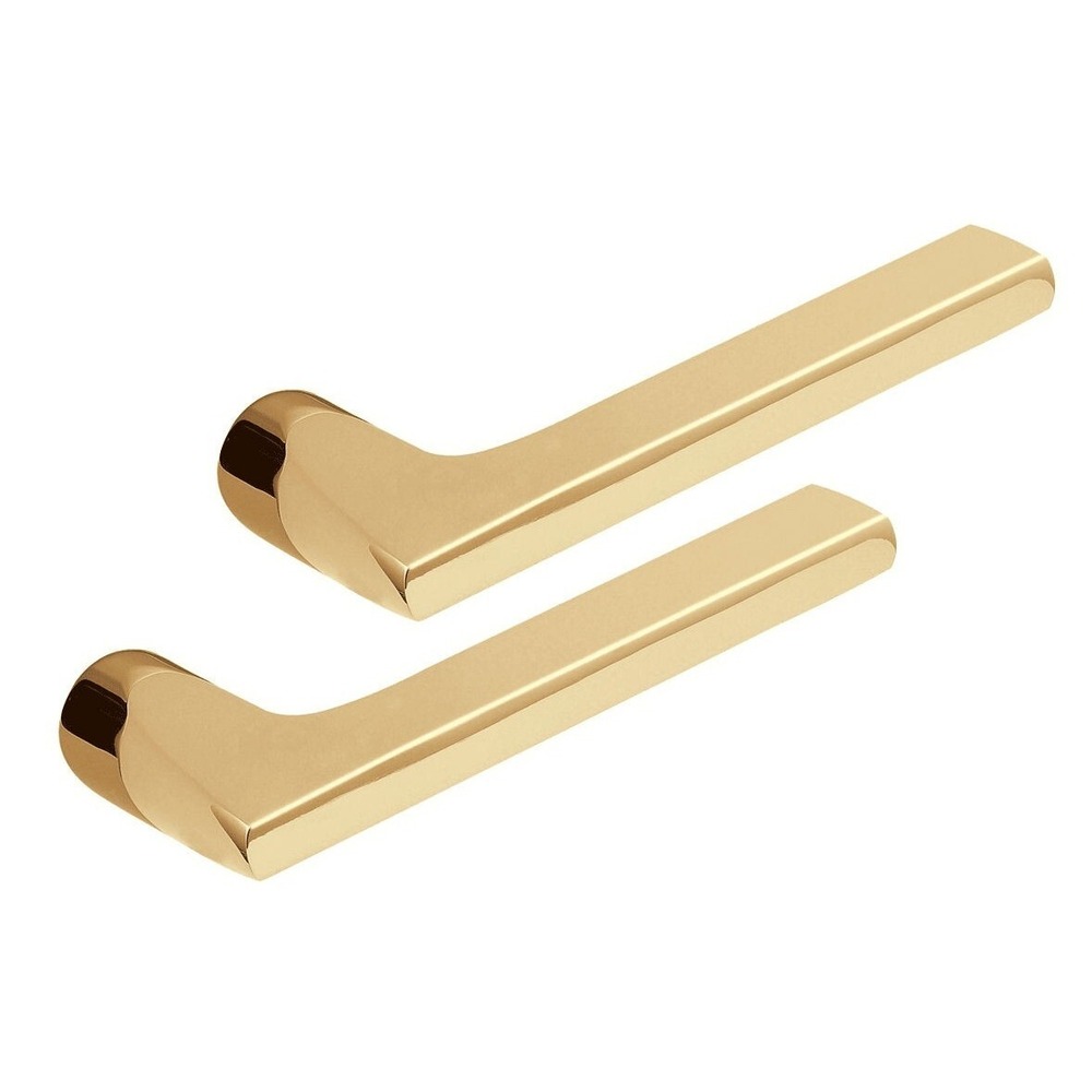2 Baldwin Single Right‎ Hand Estate Levers w/o Rosettes 5162.031.RMR Brass